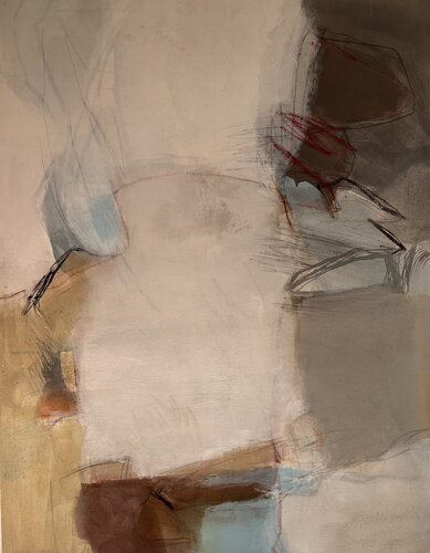 Kartografie der Stille van Huanita Vidicek, Schilderij te koop op Singulart