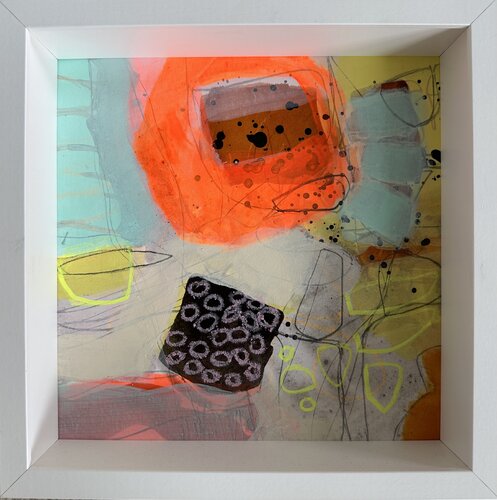 Flüstern der verborgenen Städte 1/3 van Huanita Vidicek, Schilderij te koop op Singulart