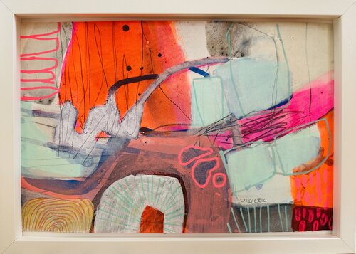 Nachklang einer Sommernacht 2/3 van Huanita Vidicek, Schilderij te koop op Singulart