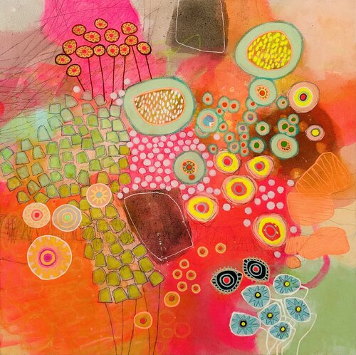 Die Sprache der Blütenzellen by Huanita Vidicek, Painting for Sale on Singulart