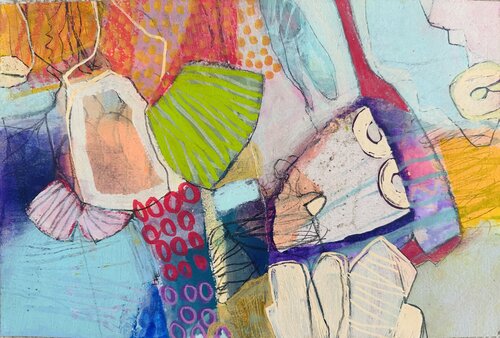 Dialog der Formen par Huanita Vidicek, Peinture en vente sur Singulart