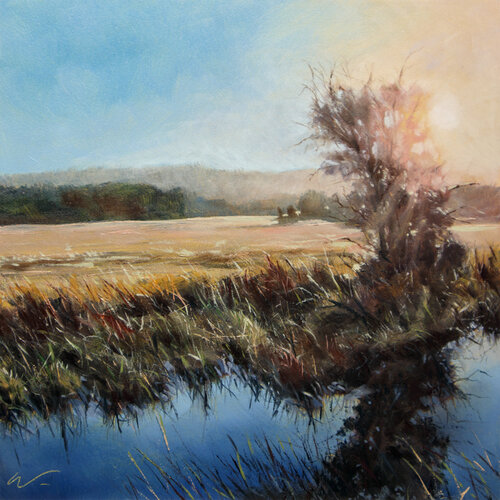 Wendover Canal (III) di Wolfango Chiappella, Pittura in vendita su Singulart