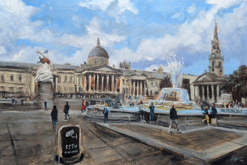 CCTV In Operation by Wolfango Chiappella, 회화 for Sale on Singulart