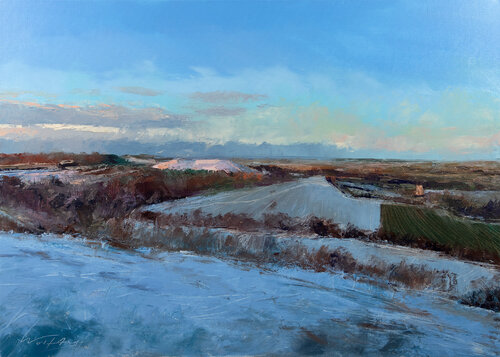 Snow Line di Wolfango Chiappella, Pittura in vendita su Singulart