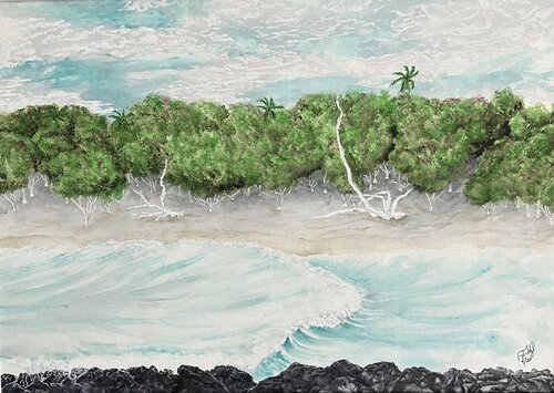Hidden Cove Lost van John Hazel, Werk op papier te koop op Singulart