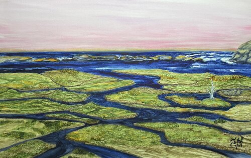 A Winding Way par John Hazel, Œuvre sur papier en vente sur Singulart