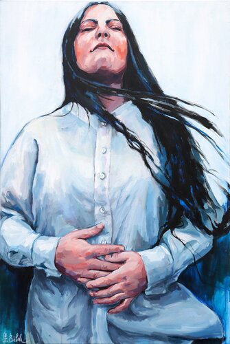 Intuition - Werk meiner Diplomarbeit: Dimensionen 437 von Stephanie Balih, Malerei kaufen auf Singulart