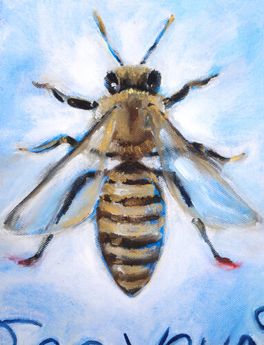Bee yourself van Stephanie Balih, Schilderij te koop op Singulart