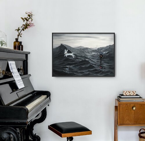 I know everything di Christian Daugaard, Pittura in vendita su Singulart