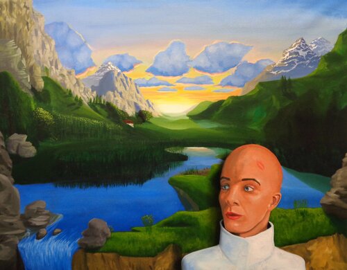 Gone fishing von Christian Daugaard, Malerei kaufen auf Singulart