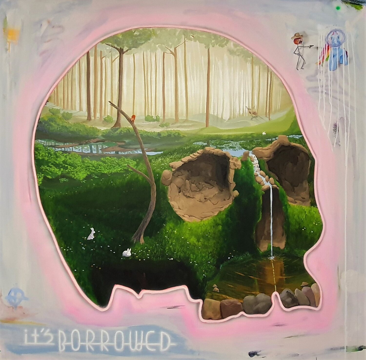 It´s borrowed #1 Christian Daugaard Dipinto originale in vendita