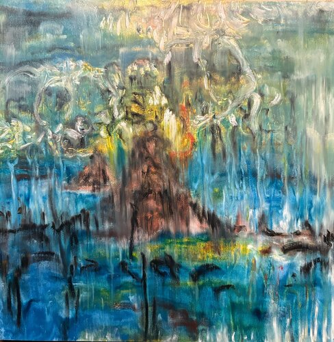 Evaporating Island van Irina Movmyga, Schilderij te koop op Singulart