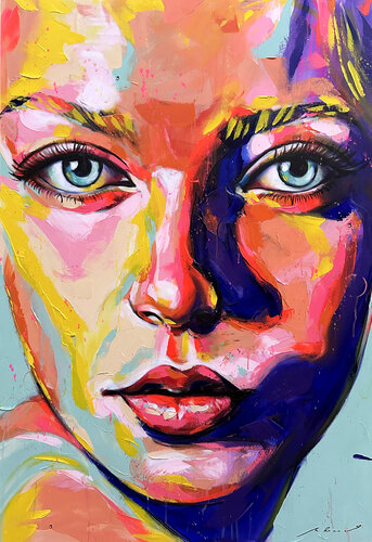 Leona V van Milenna Saraiva, Schilderij te koop op Singulart