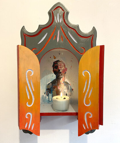 In Art We Trust van Milenna Saraiva, Schilderij te koop op Singulart