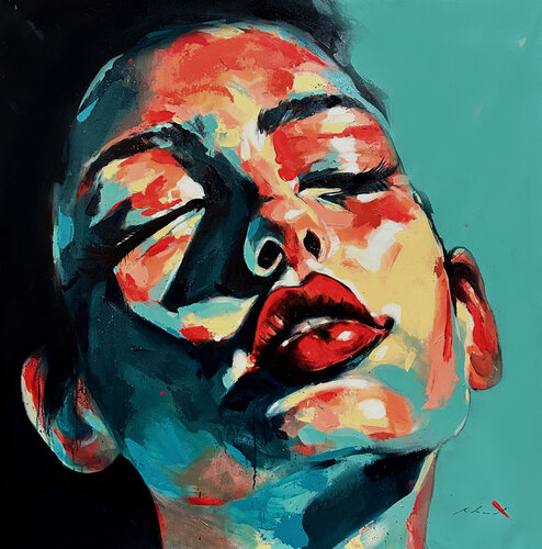 Dopamine van Milenna Saraiva, Schilderij te koop op Singulart