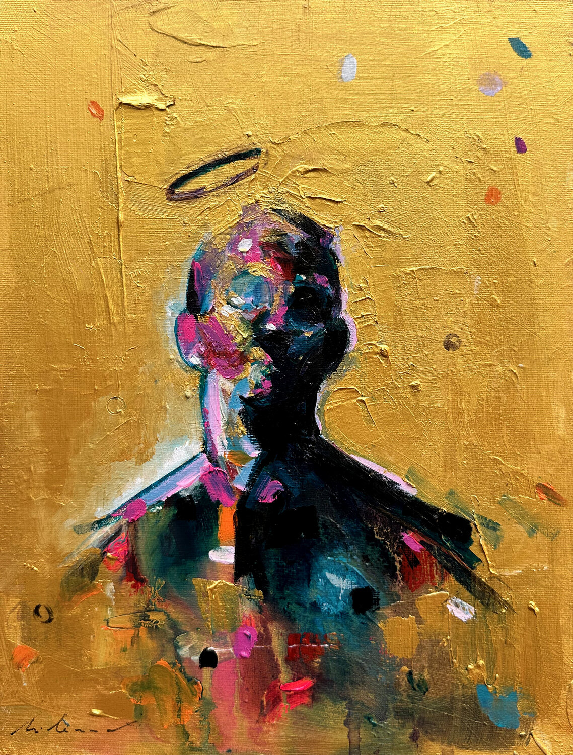The Artist #26, 2025 Milenna Saraiva Originalgemälde zu verkaufen