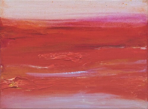 Red Landscape by Tiina Herttua, Painting for Sale on Singulart