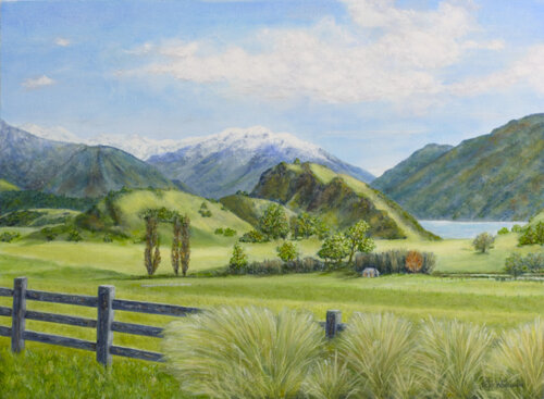 The Old Sheep Station di Peter Whitcombe, Pittura in vendita su Singulart