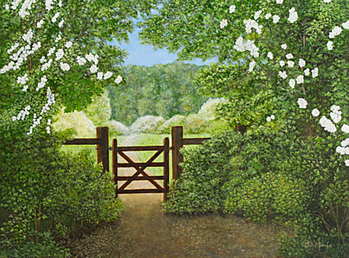 The Narrow Gate di Peter Whitcombe, Pittura in vendita su Singulart