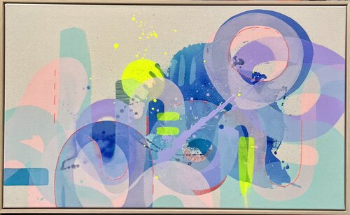 BLAUE STUNDE par Silke Zernik, Peinture en vente sur Singulart