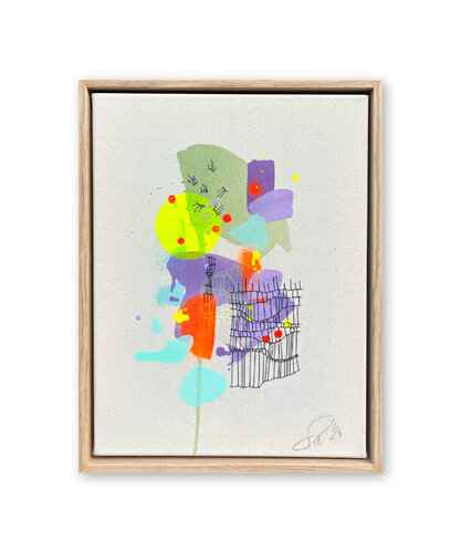 HINTER DEN KULISSEN par Silke Zernik, Peinture en vente sur Singulart