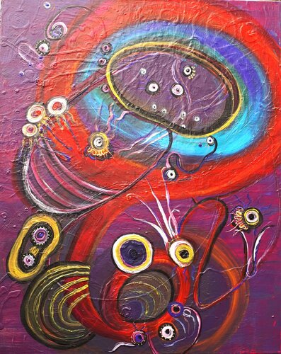 Breathing Depth van Dilara Wegner, Schilderij te koop op Singulart