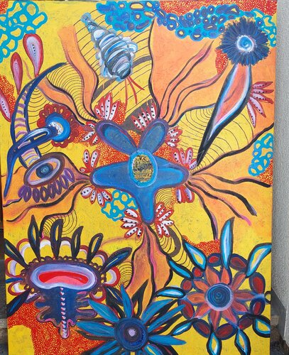 Symbiotic Field di Dilara Wegner, Pittura in vendita su Singulart