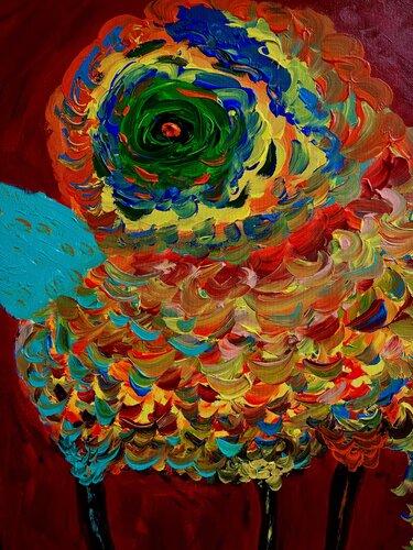 ‘‘Long Legs’’ - The Search for Balance van Peer The New Dutch Painter, Schilderij te koop op Singulart