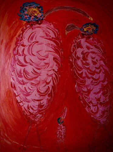 "Family Care’’ - The Eternal Bond of Love di Peer The New Dutch Painter, Pittura in vendita su Singulart