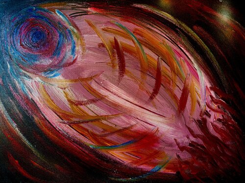 "DNA on the Move’’ - The Unstoppable Force of Nature von Peer The New Dutch Painter, Malerei kaufen auf Singulart