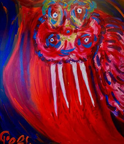 ‘’Oops’’ - The Moment Everything Turned by Peer The New Dutch Painter, Painting for Sale on Singulart