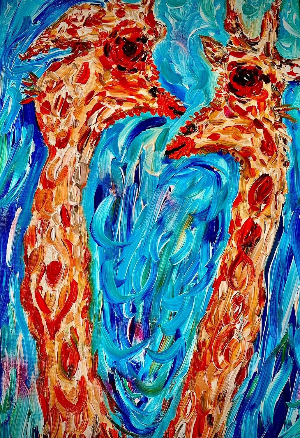 ''Together Forever'' - Bound Since the Dawn of Time Peer The New Dutch Painter Originalgemälde zu verkaufen