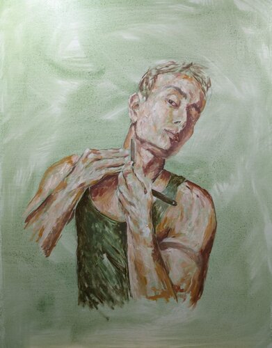 Ma se... by Adriano Scarano, Painting for Sale on Singulart