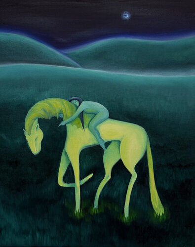 Wanderer van Aliya Davletova, Schilderij te koop op Singulart