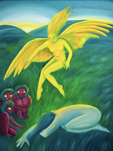 Dawn van Aliya Davletova, Schilderij te koop op Singulart