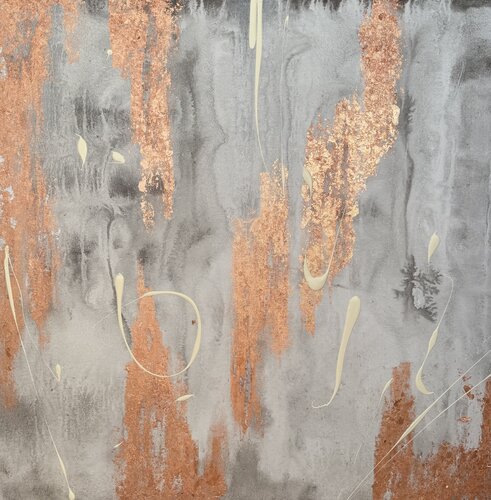 Copper Ground van Lisa Auer, Schilderij te koop op Singulart