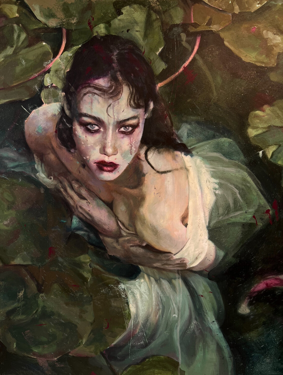 「今宵の風に」 アクリル画 原価 絵画 アート 今宵の風に」 アクリル画 原価 絵画 アート 今宵の風に