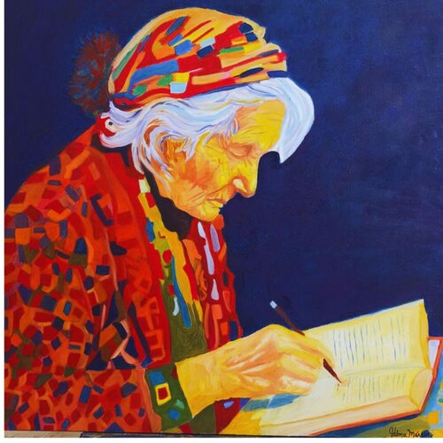 Las cartas de la abuela von VILMA MARQUEZ DE HERRERA, Malerei kaufen auf Singulart