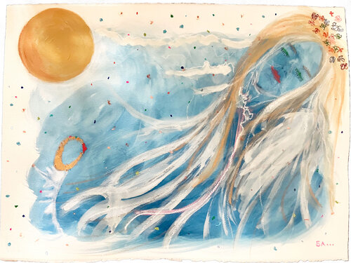 Flowing di Biljana Lazovic, Pittura in vendita su Singulart
