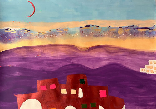 Spanish Landscape III van Biljana Lazovic, Schilderij te koop op Singulart