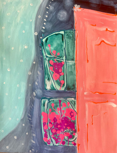 Lisbon Stories - The Window van Biljana Lazovic, Schilderij te koop op Singulart