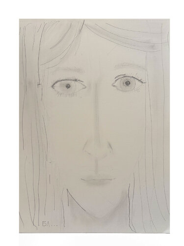 Self-portrait di Biljana Lazovic, Disegno in vendita su Singulart