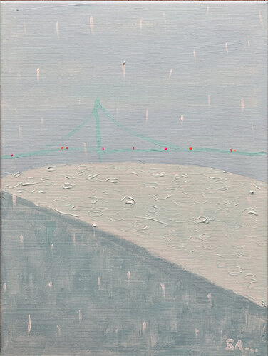 Lisbon Stories - Rainy Day van Biljana Lazovic, Schilderij te koop op Singulart