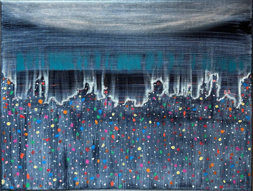 City Lights II di Biljana Lazovic, Pittura in vendita su Singulart