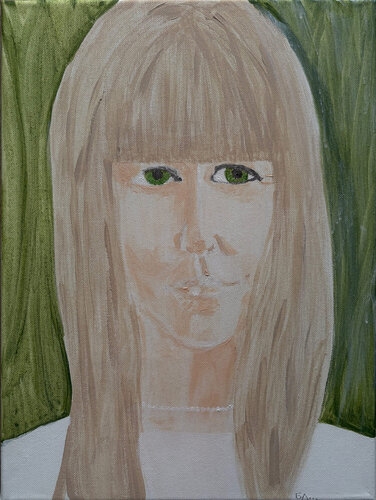 Autorritrato di Biljana Lazovic, Pittura in vendita su Singulart