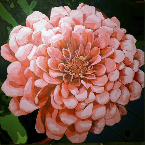 Zinnia di Mark LaRiviere, Pittura in vendita su Singulart