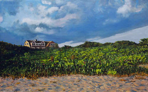 House on Katama Bay di Mark LaRiviere, Pittura in vendita su Singulart