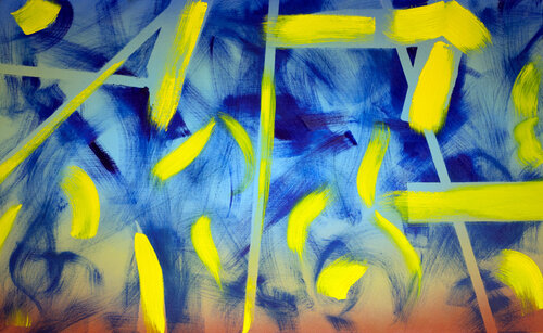 Lemon Yellow di Mark LaRiviere, Pittura in vendita su Singulart
