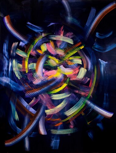Fireworks di Mark LaRiviere, Pittura in vendita su Singulart