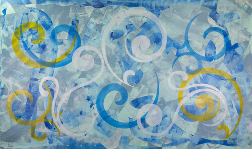 Aquatic Swirl di Mark LaRiviere, Digitale in vendita su Singulart